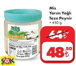 MİS YARIM YAĞLI TAZE PEYNİR MİS YARIM YAĞLI TAZE PEYNİR